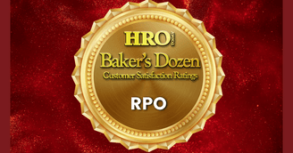 banner image for: HRO Today Names Winners of 2025 Baker’s Dozen Customer Satisfaction Ranking for RPO