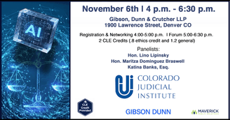 banner image for: Colorado Judicial Institute Addresses the Influence of AI on the Legal Community